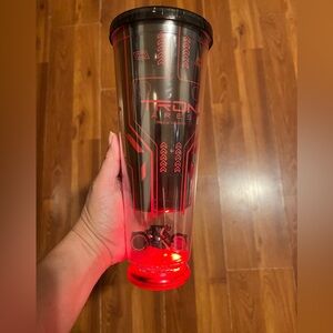 Tron Ares Tumbler with Red LED Light
